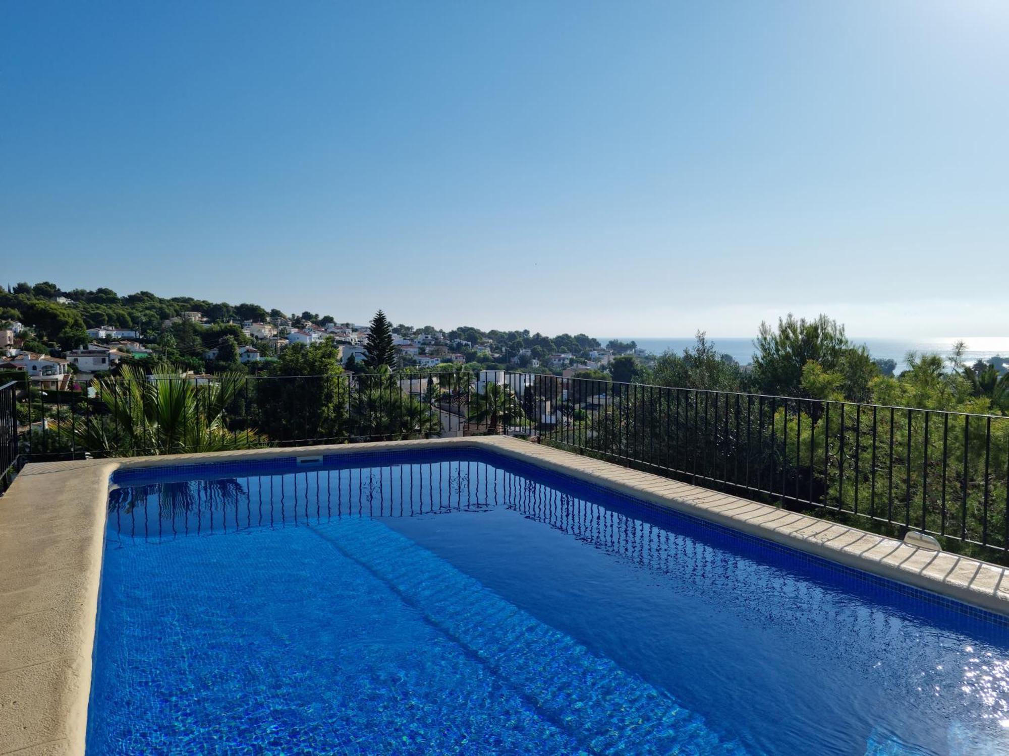 Meerblick Villa Mit Terrasse, Pool Und Kostenlosen Wlan Neu Renoviert Benissa Esterno foto